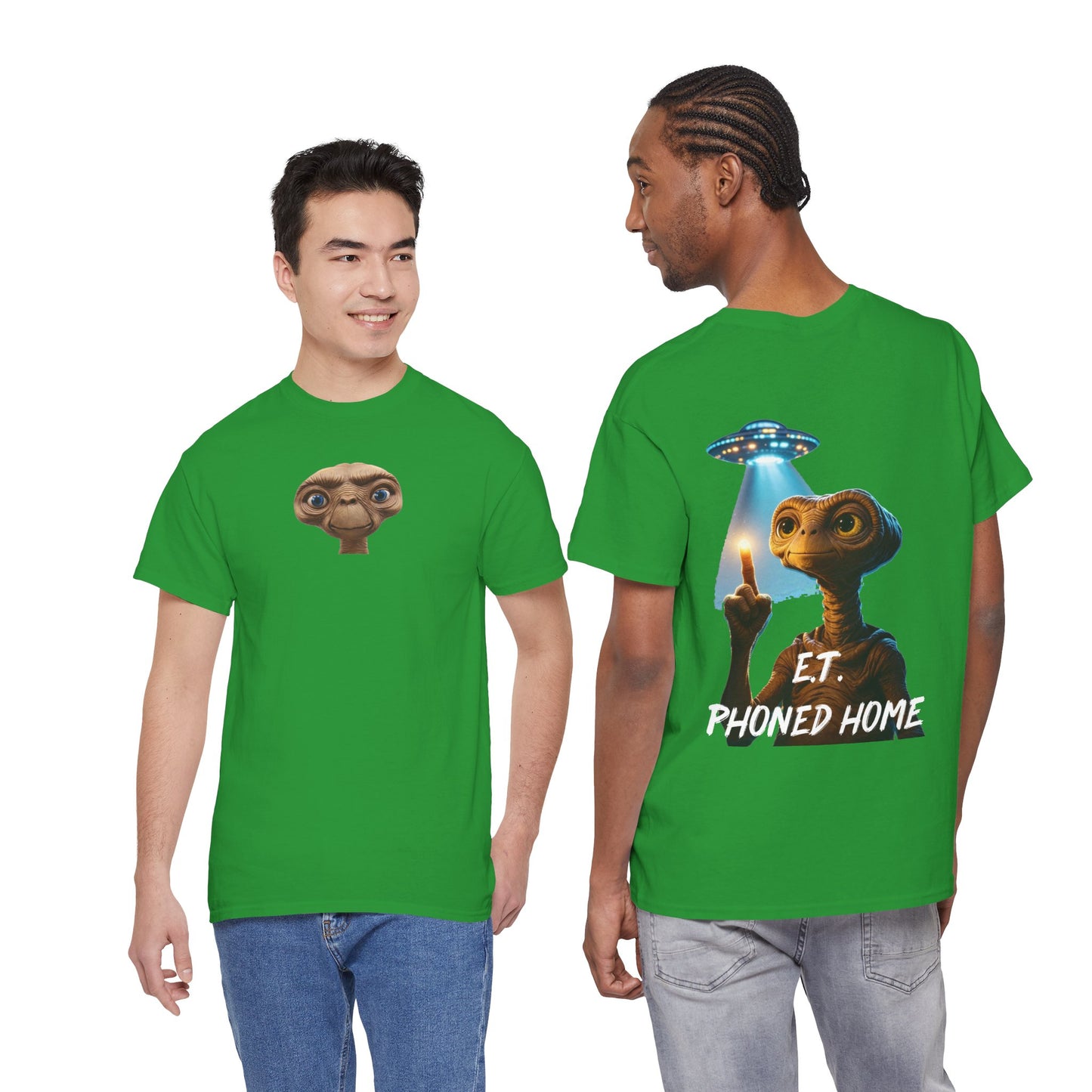 E.T. Phoned Home Tee — Retro Sci‑Fi Alien Graphic T-Shirt