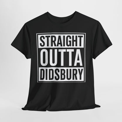 Straight Outta Didsbury T‑Shirt — Graphic City Pride Tee
