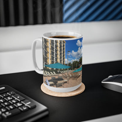 Rosen Inn Closest to Universal Poolside Photo Mug – Tropical Vacation Coffee Cup (11oz & 15oz)