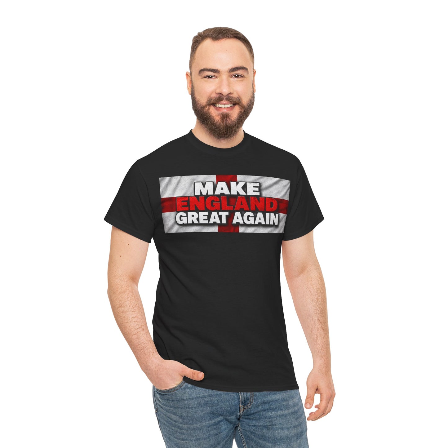 Make England Great Again T-Shirt — Patriotic England Flag Tee
