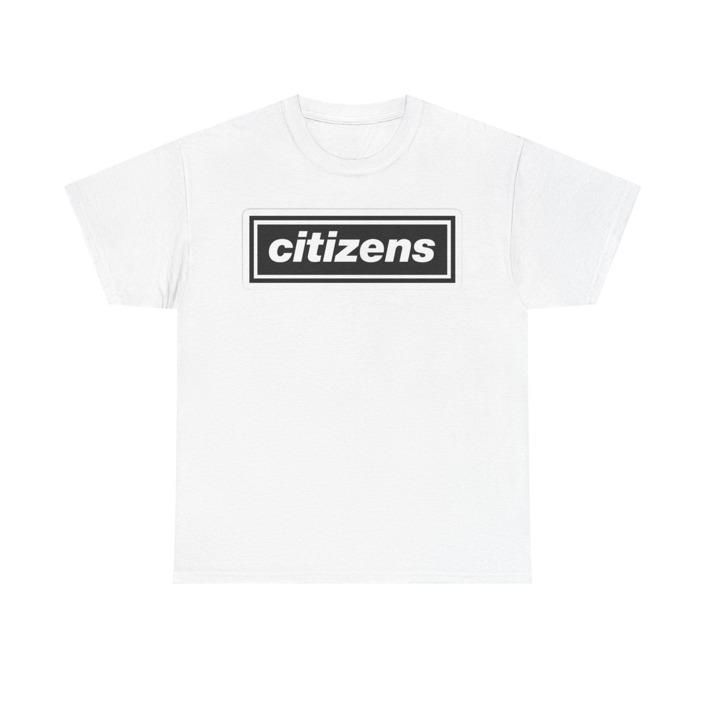 Citizens Manchester City Logo T-Shirt — Minimal Retro Box-Logo Tee