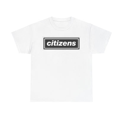 Citizens Manchester City Logo T-Shirt — Minimal Retro Box-Logo Tee