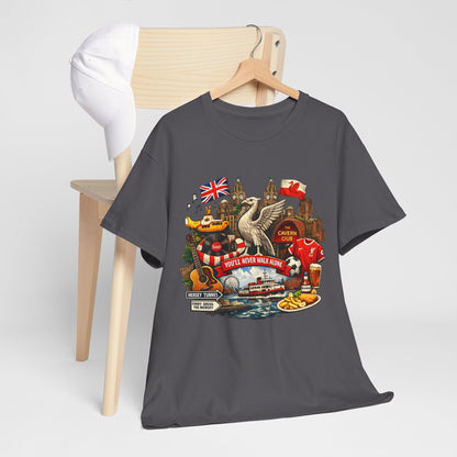 Liverpool Landmarks & You'll Never Walk Alone T-Shirt