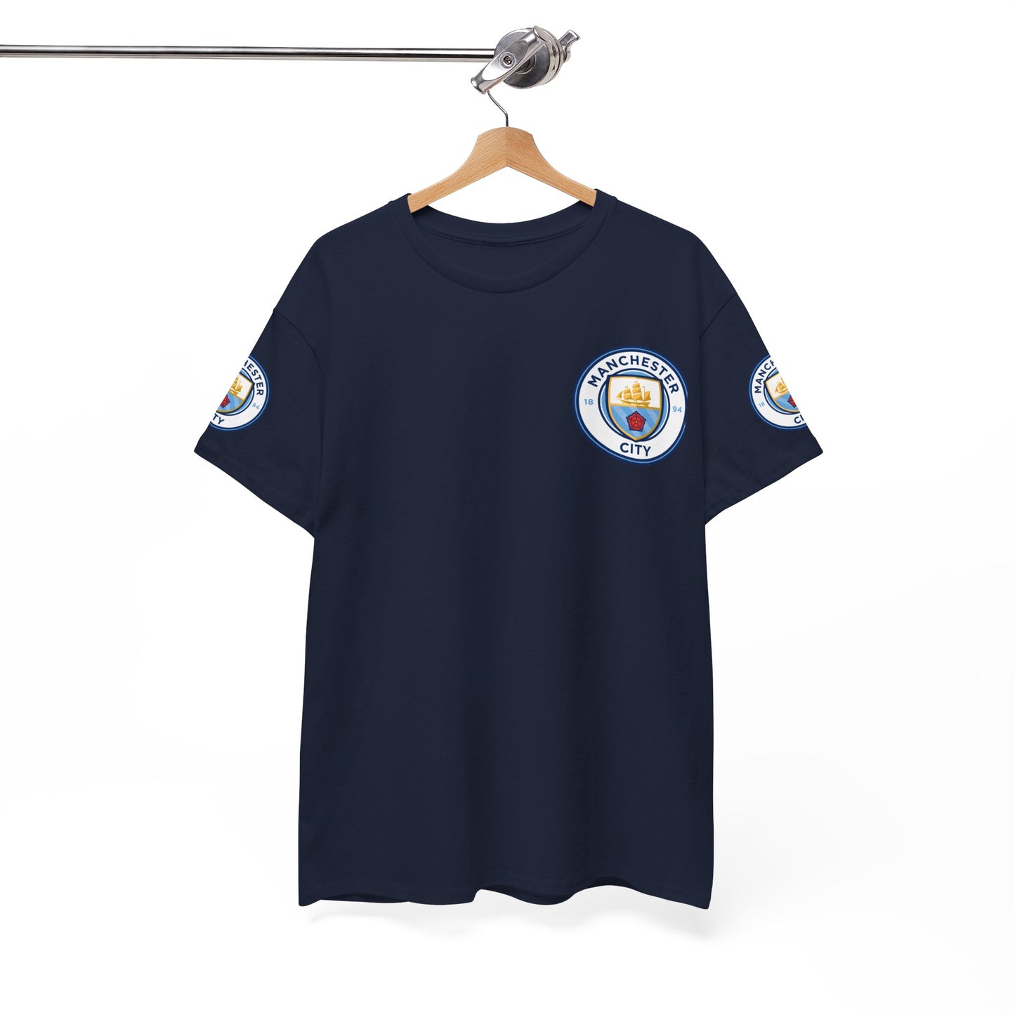 Manchester City Crest T-Shirt — Football Club Logo Tee