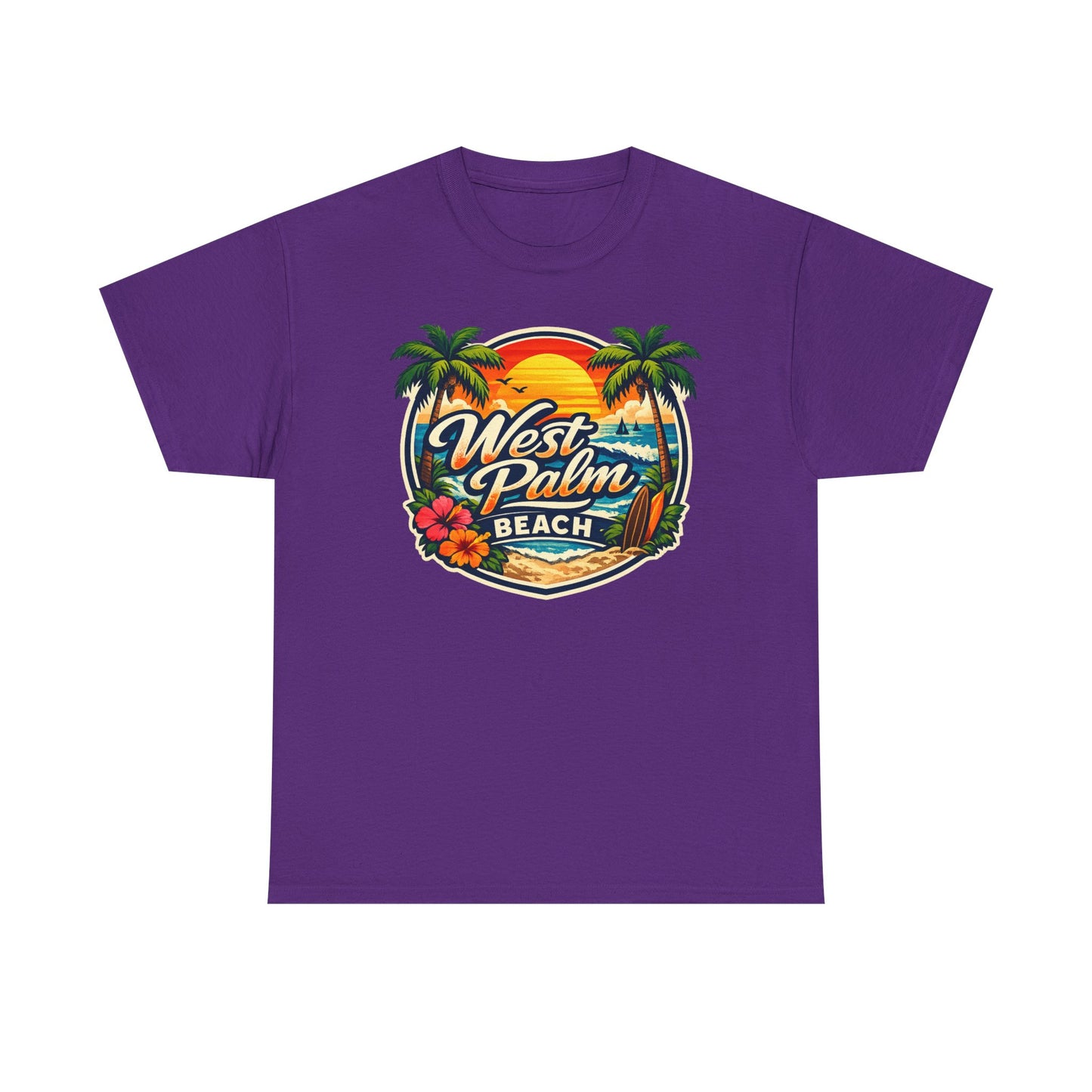 West Palm Beach Retro Sunset T-Shirt