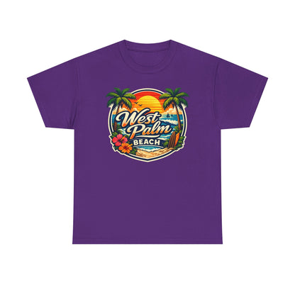 West Palm Beach Retro Sunset T-Shirt