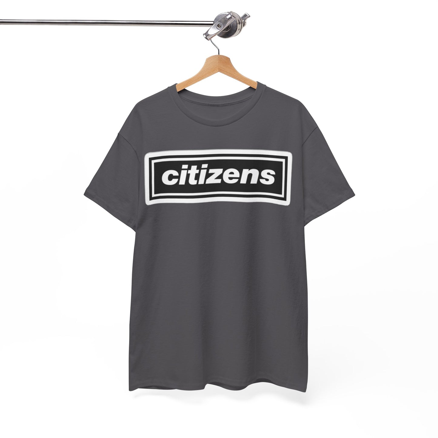 Citizens Manchester City Logo T-Shirt — Minimal Retro Box-Logo Tee