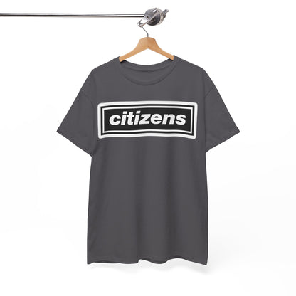 Citizens Manchester City Logo T-Shirt — Minimal Retro Box-Logo Tee