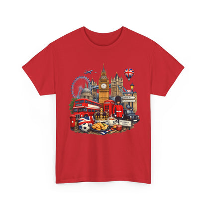 London Landmarks T‑Shirt — British Icons Collage Tee