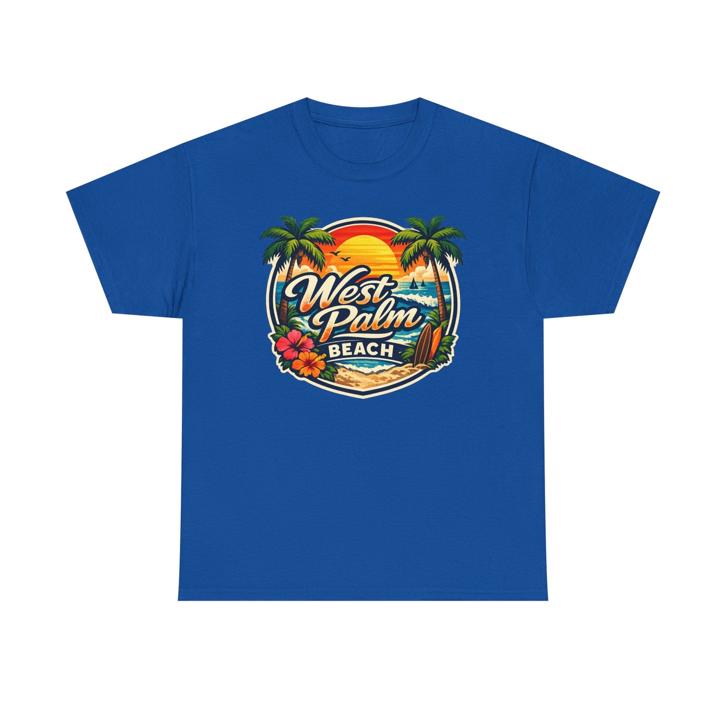 West Palm Beach Retro Sunset T-Shirt