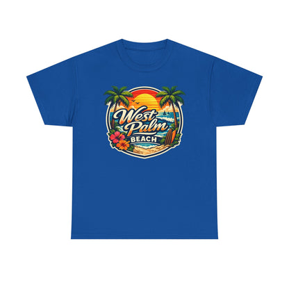West Palm Beach Retro Sunset T-Shirt