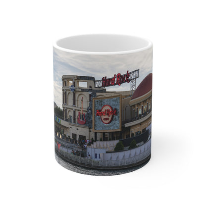 Hard Rock Cafe Orlando Waterfront Photo Ceramic Mug — 11oz & 15oz Souvenir Coffee Cup