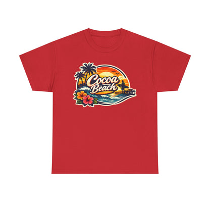 Cocoa Beach Vintage Sunset T-Shirt