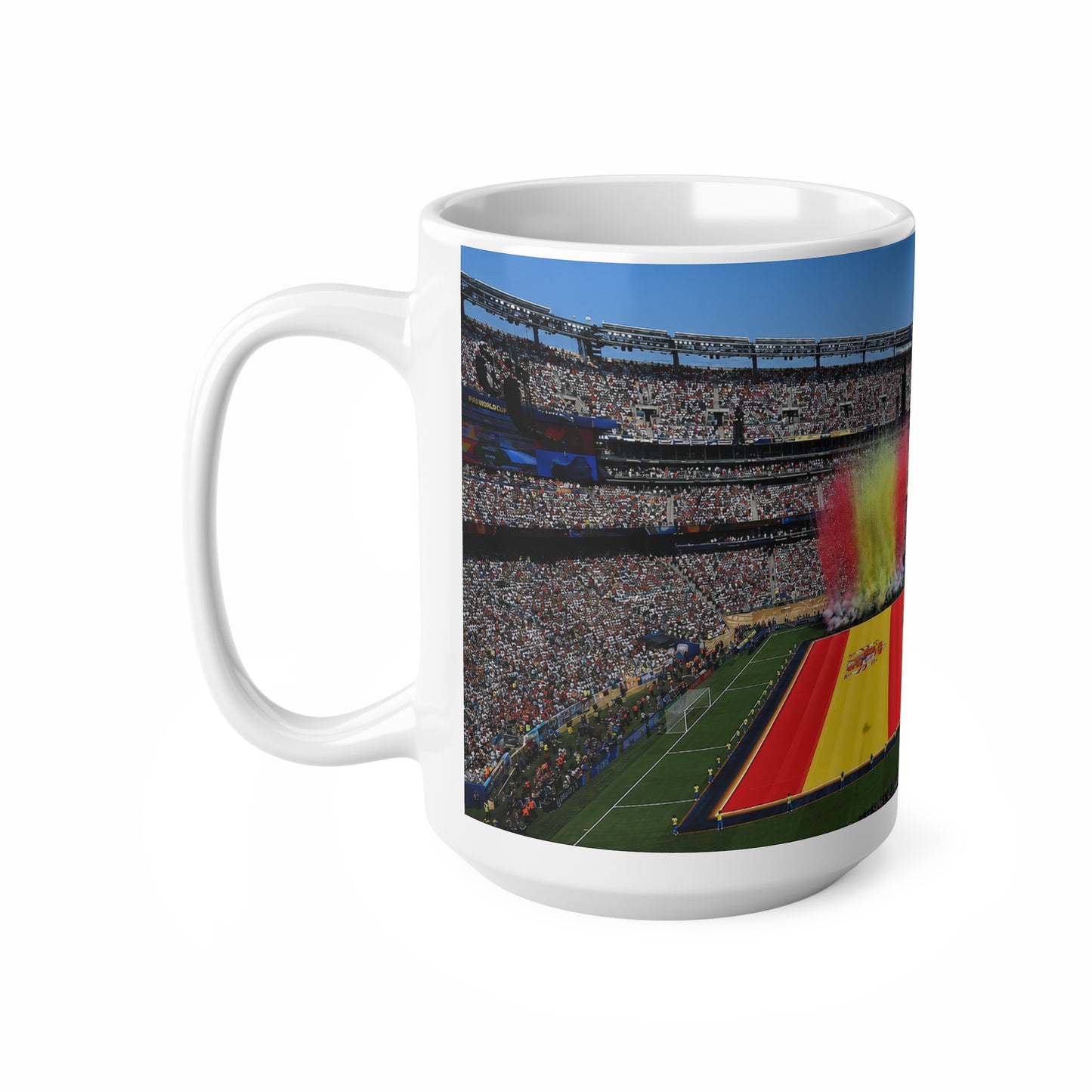 World Cup Final 2026 Stadium Ceramic Mug — National Flag Kickoff Design (11oz & 15oz)