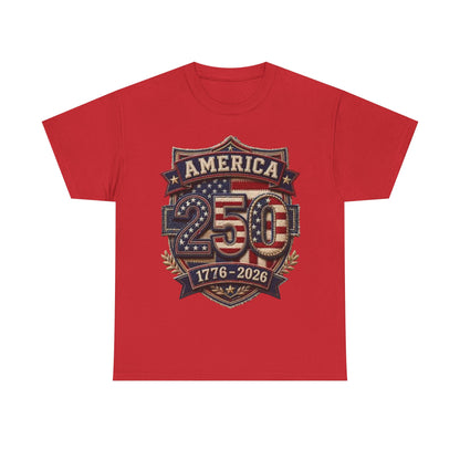 America 250 T-Shirt — 1776–2026 Bicentennial Celebration Tee