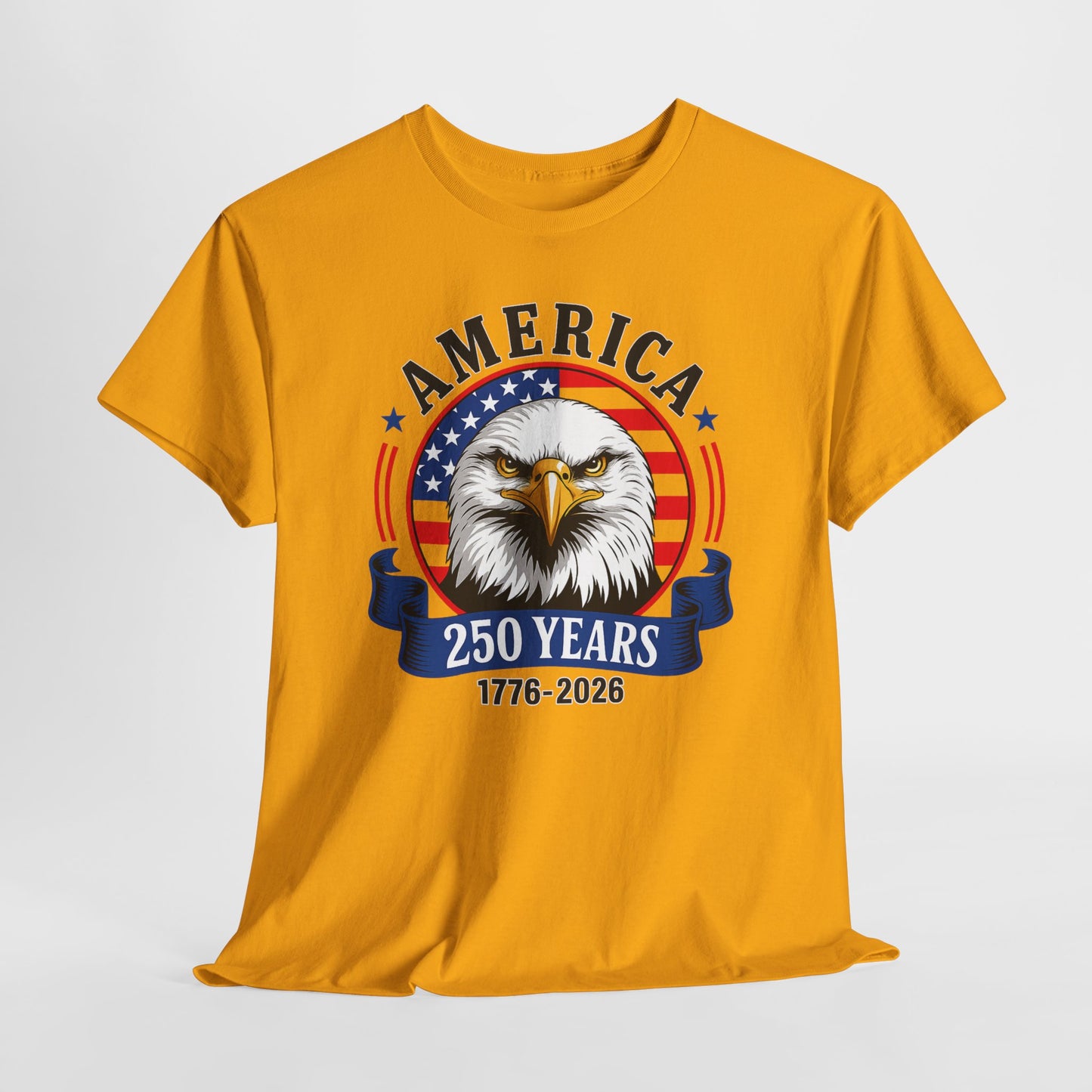 America 250 Years T-Shirt – Bald Eagle 1776–2026 Patriotic Tee