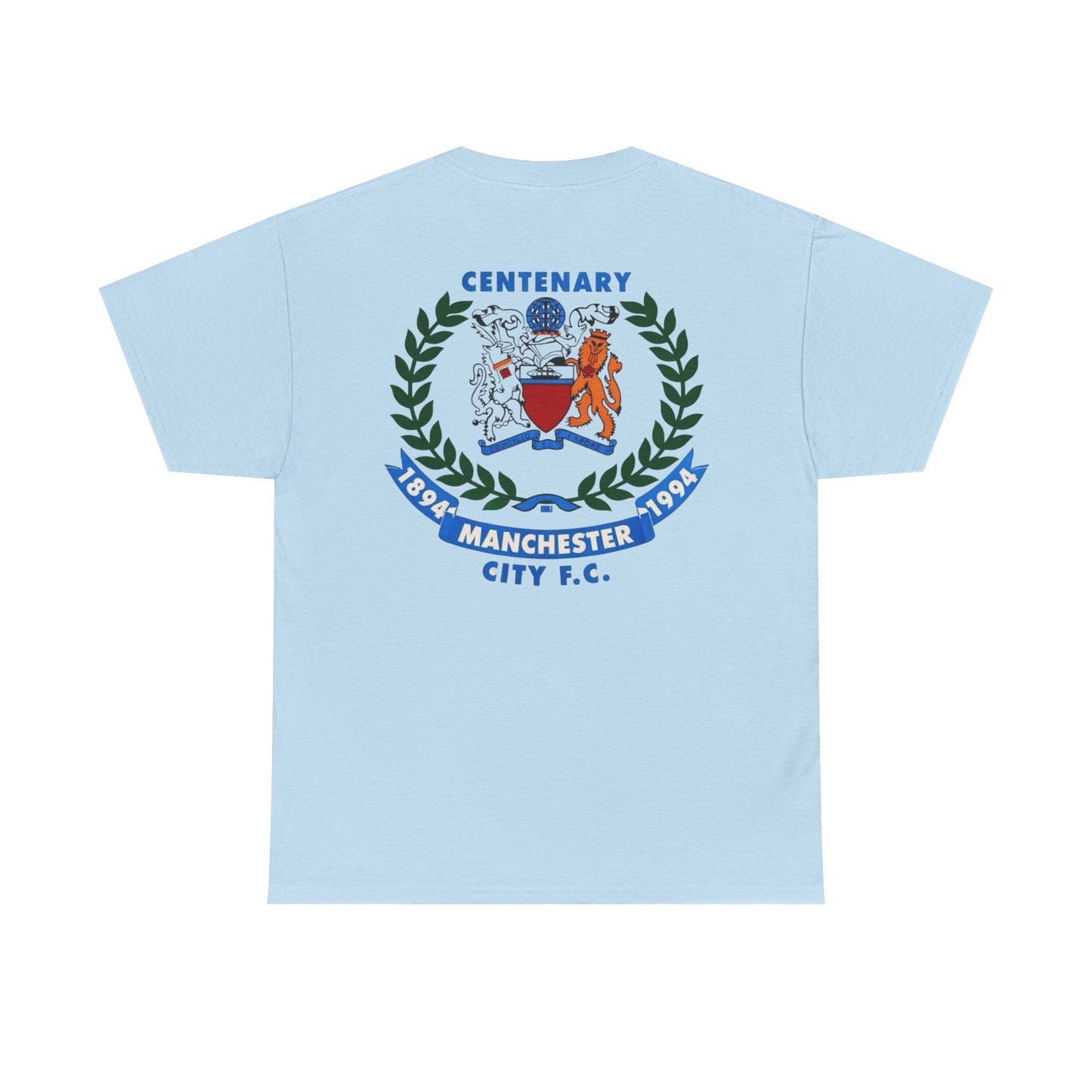 Manchester City F.C. Centenary Crest Tee — 1894–1994 Football Club Shirt