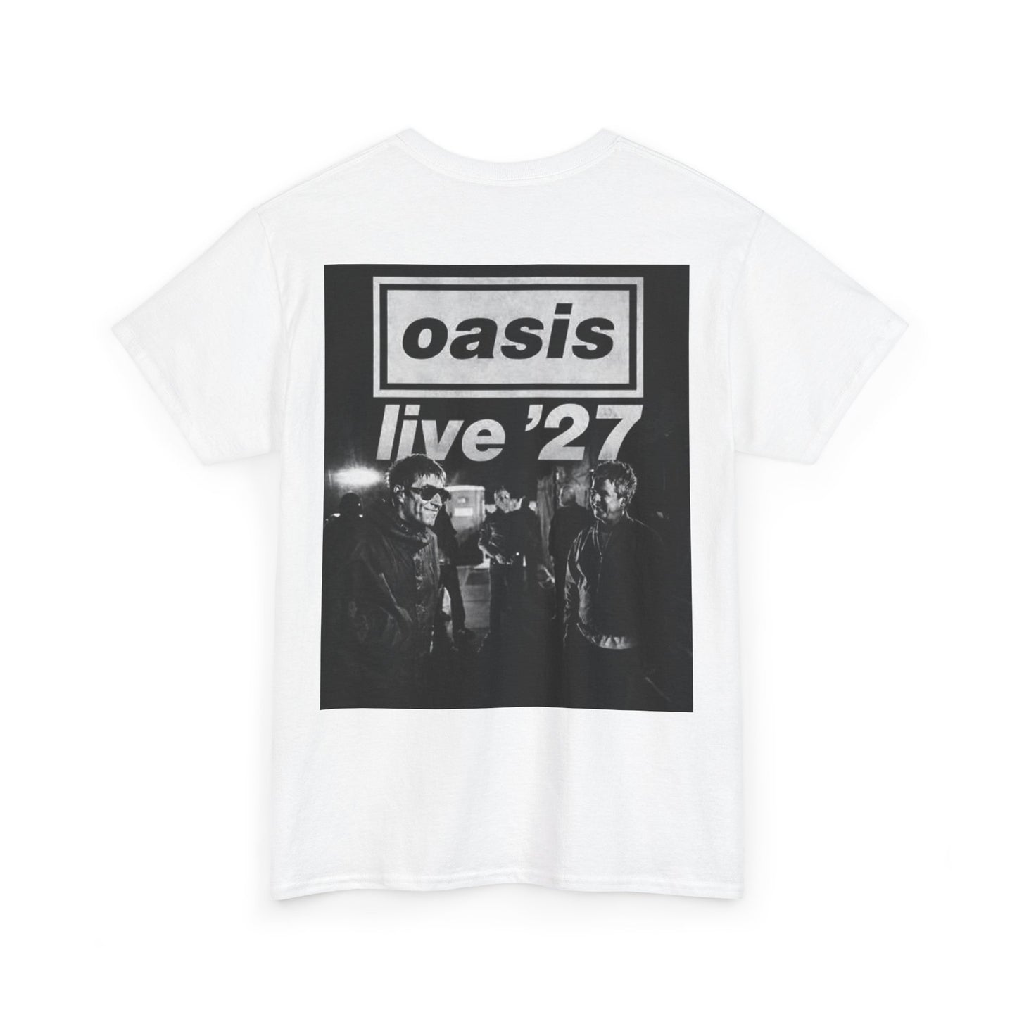 Oasis 'Live '27' Band Tee — Vintage Rock Concert T-Shirt