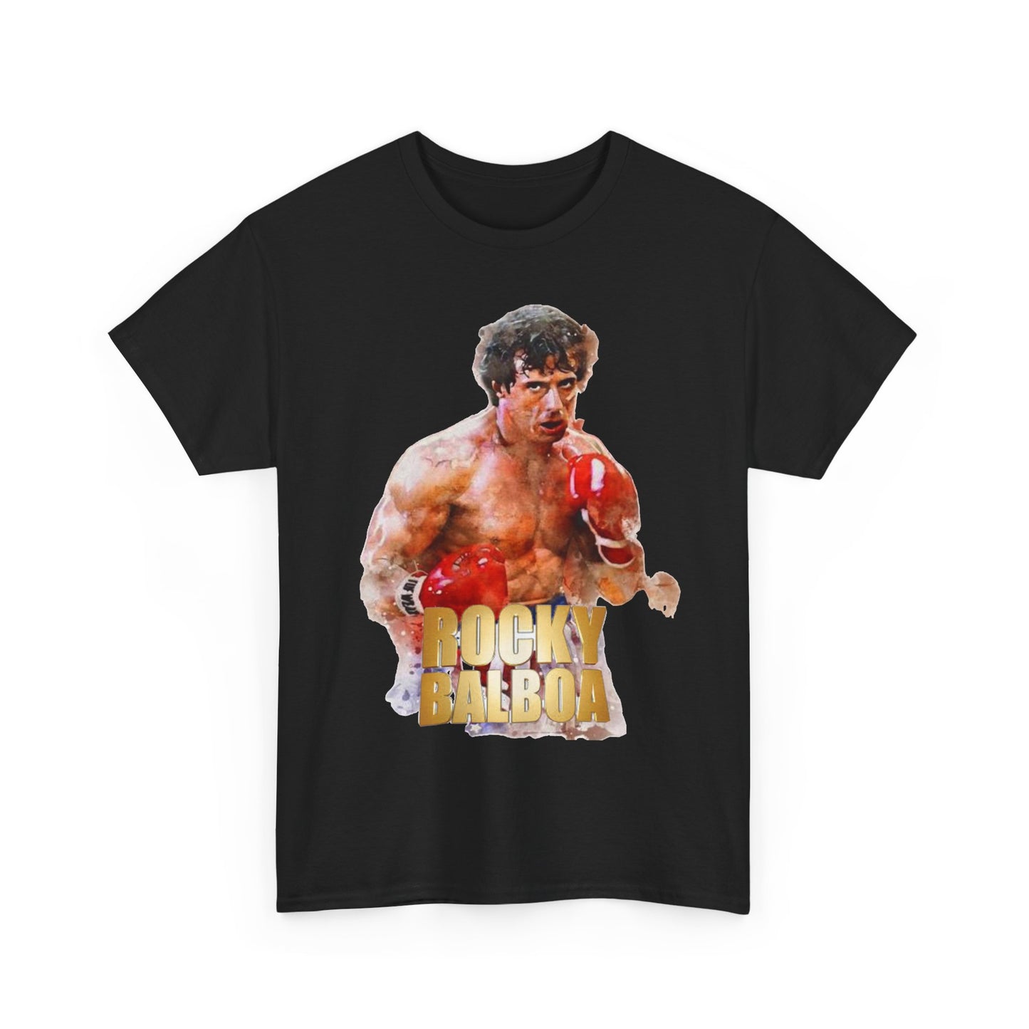 Boxing Rocky Balboa Graphic Tee – Retro Fighter Movie Shirt