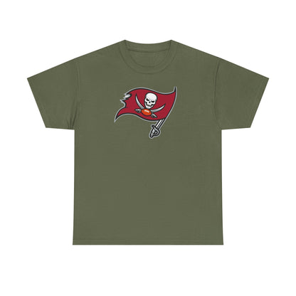 Tampa Bay Buccaneers Flag T-Shirt — Football Pirate Logo Tee