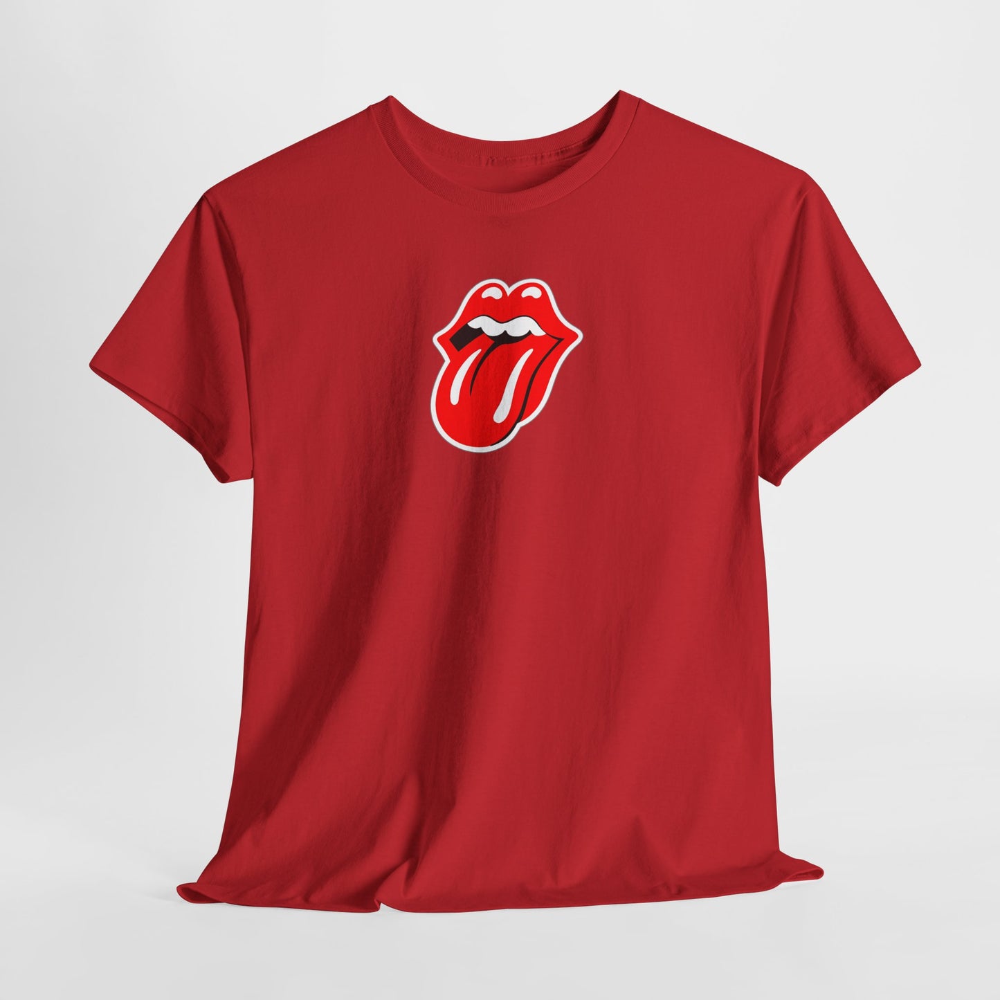 Rock Retro Red Tongue and Lips Graphic Tee