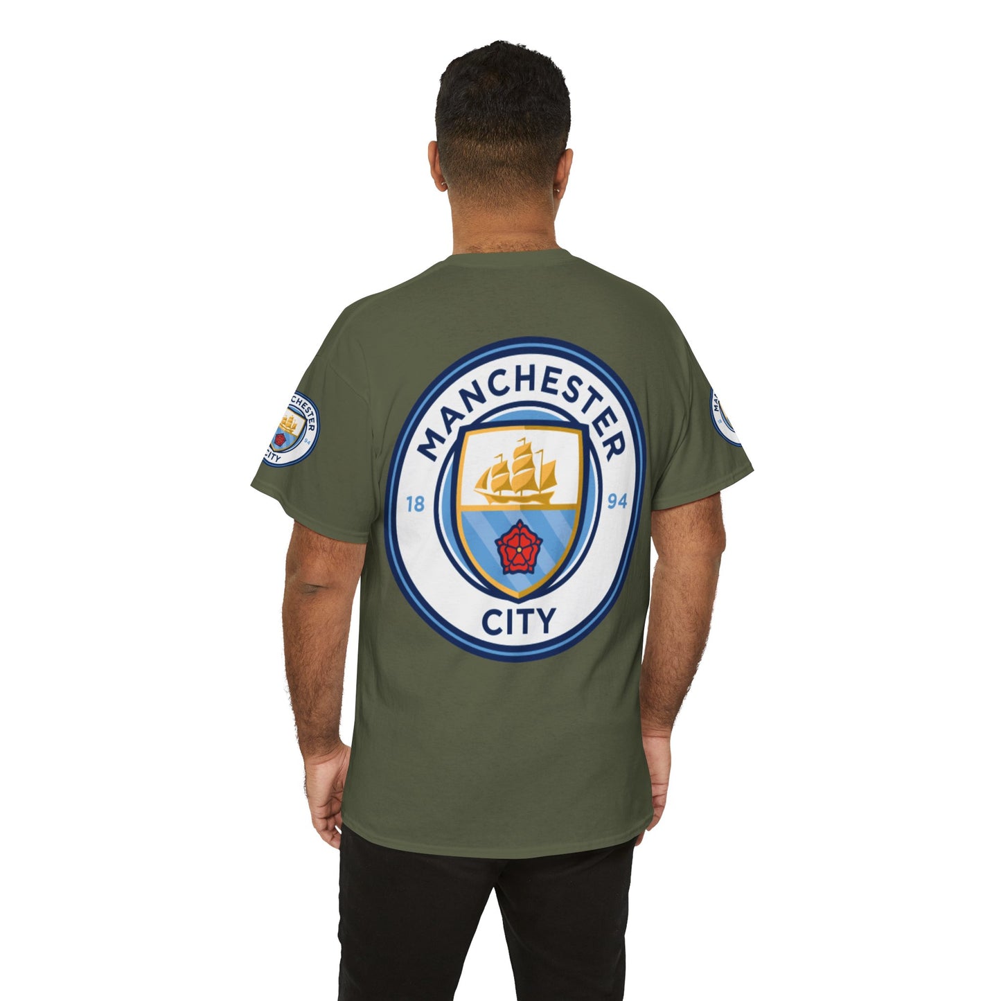 Manchester City Crest T-Shirt — Football Club Logo Tee