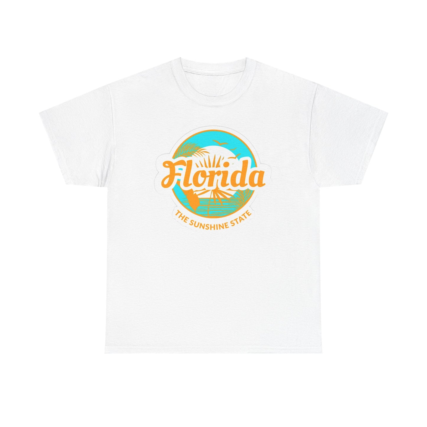 Florida Sunshine State T‑Shirt – Retro Beach Logo Tee