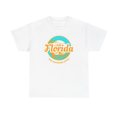 Florida Sunshine State T‑Shirt – Retro Beach Logo Tee