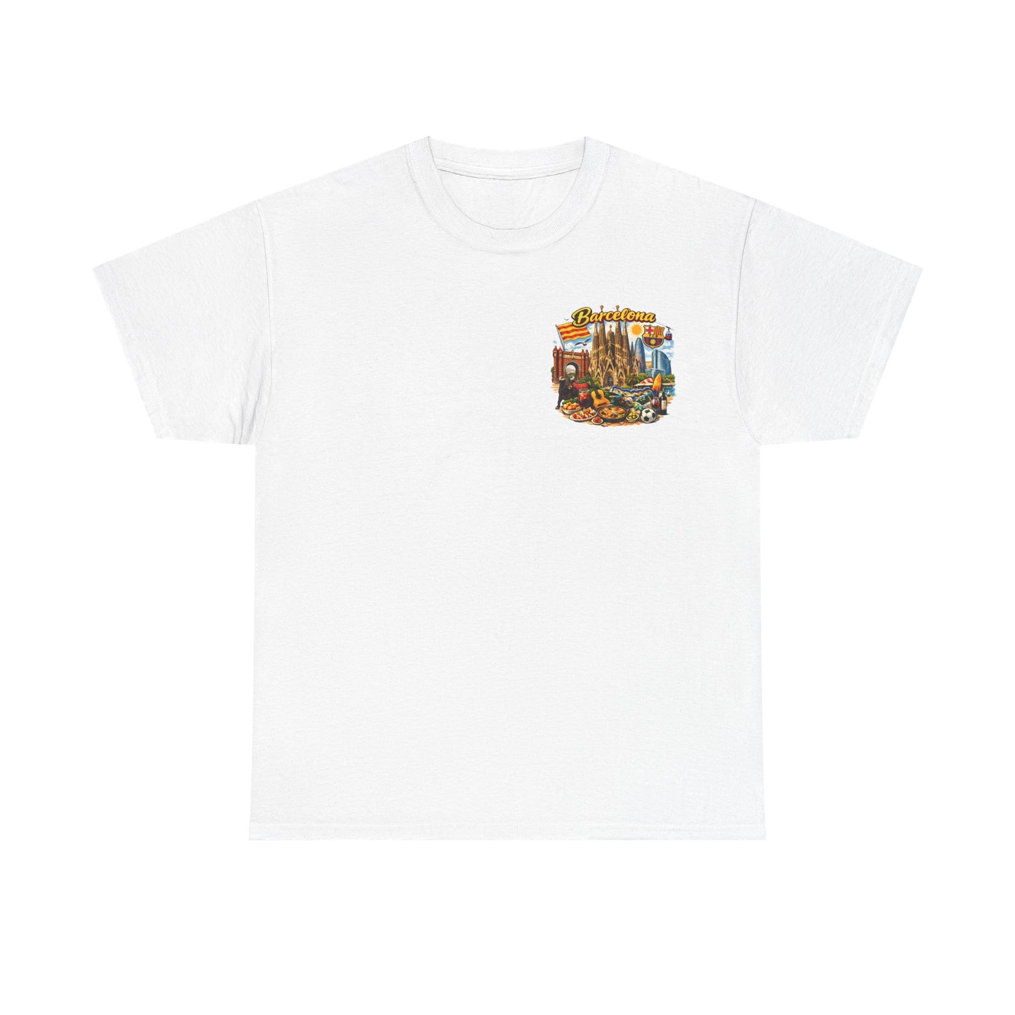 Barcelona Souvenir T‑Shirt — Vintage City Collage Tee
