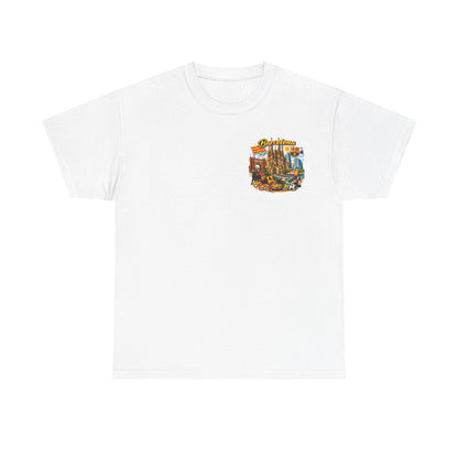 Barcelona Souvenir T‑Shirt — Vintage City Collage Tee