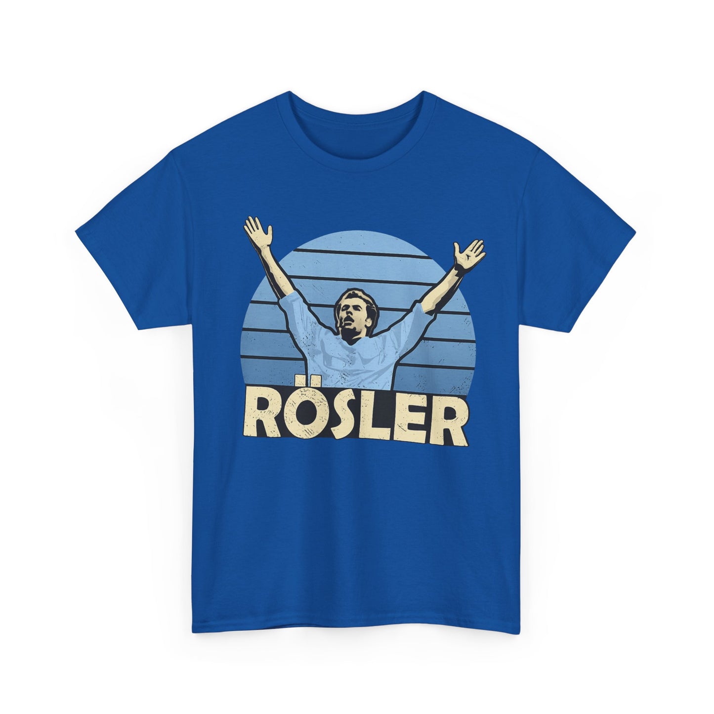 Retro 'Rösler' Graphic Tee - Vintage Soccer Fan Shirt
