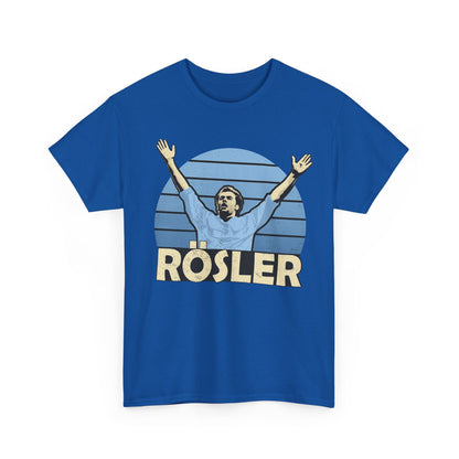 Retro 'Rösler' Graphic Tee - Vintage Soccer Fan Shirt
