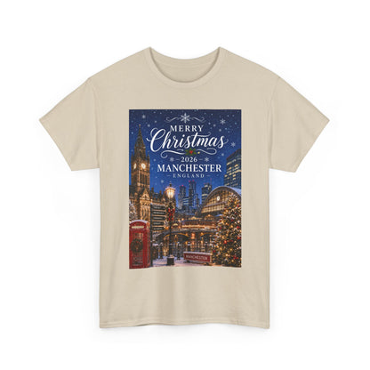 Manchester Christmas Tee — Merry Christmas 2026 Holiday T‑Shirt