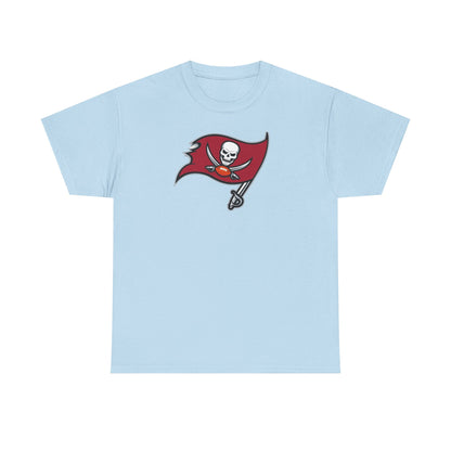 Tampa Bay Buccaneers Flag T-Shirt — Football Pirate Logo Tee