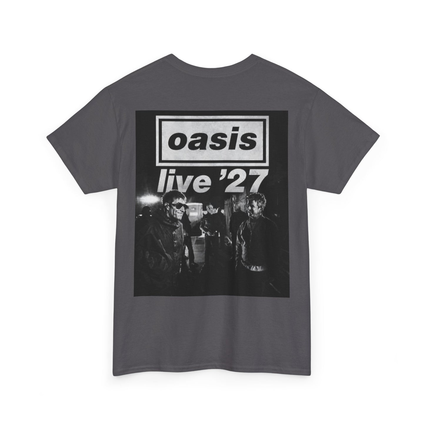 Oasis 'Live '27' Band Tee — Vintage Rock Concert T-Shirt