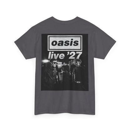 Oasis 'Live '27' Band Tee — Vintage Rock Concert T-Shirt