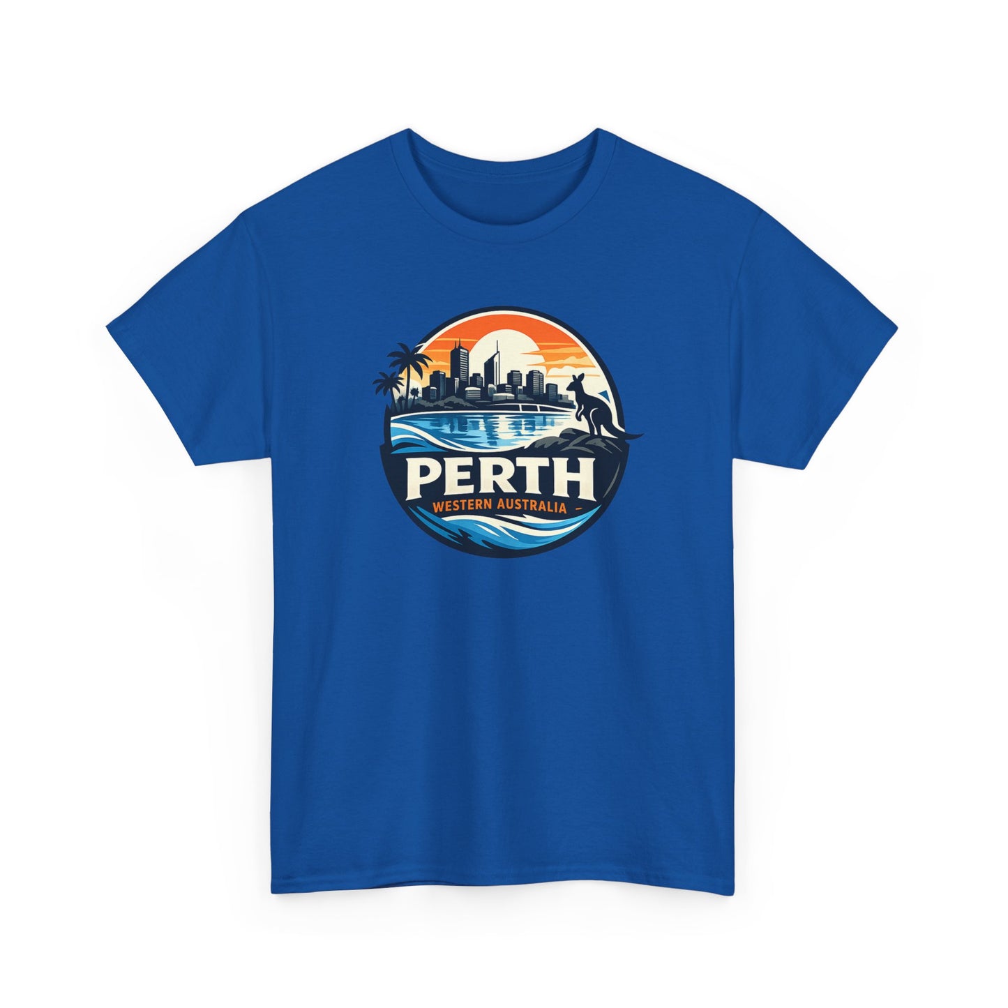 Perth Sunset Graphic Tee — Western Australia Beach Skyline T-Shirt