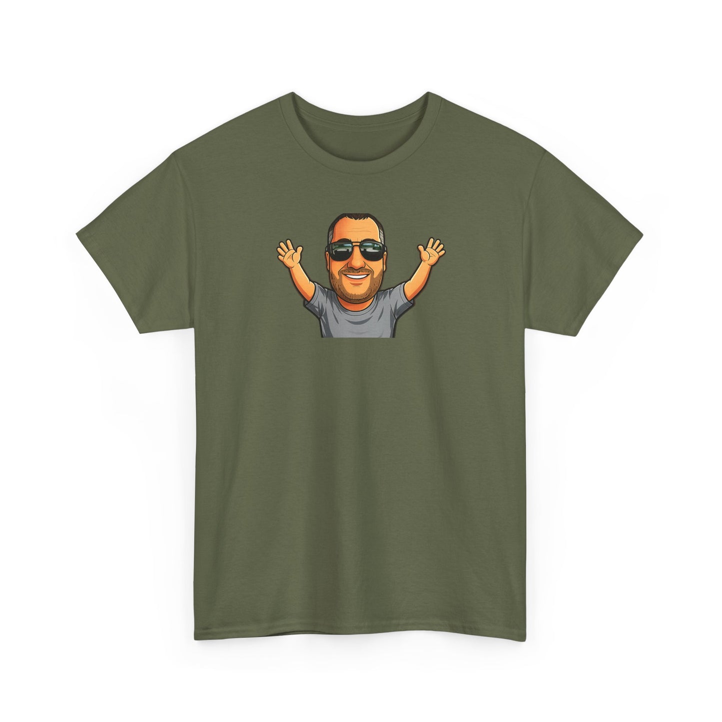 Graphic Tee — "I'll Be Back" Funny Portrait T‑Shirt