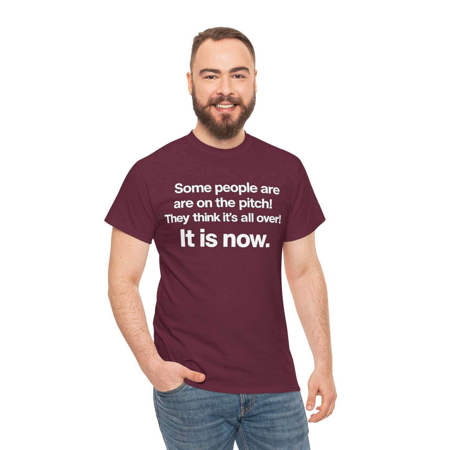 Some people are on the pitch - England 1966 T-Shirt — Bold Motivational Quote Tee