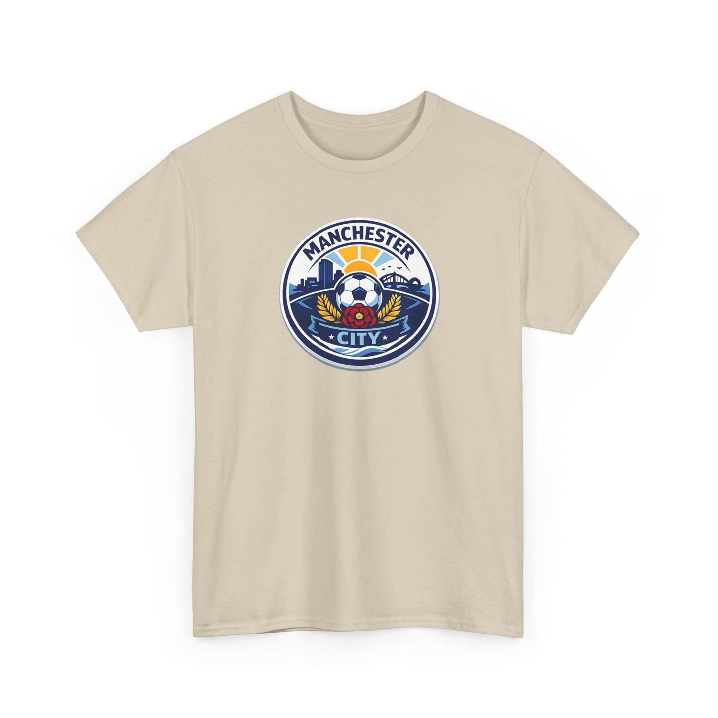 Manchester City Crest T-Shirt — Soccer Fan Tee