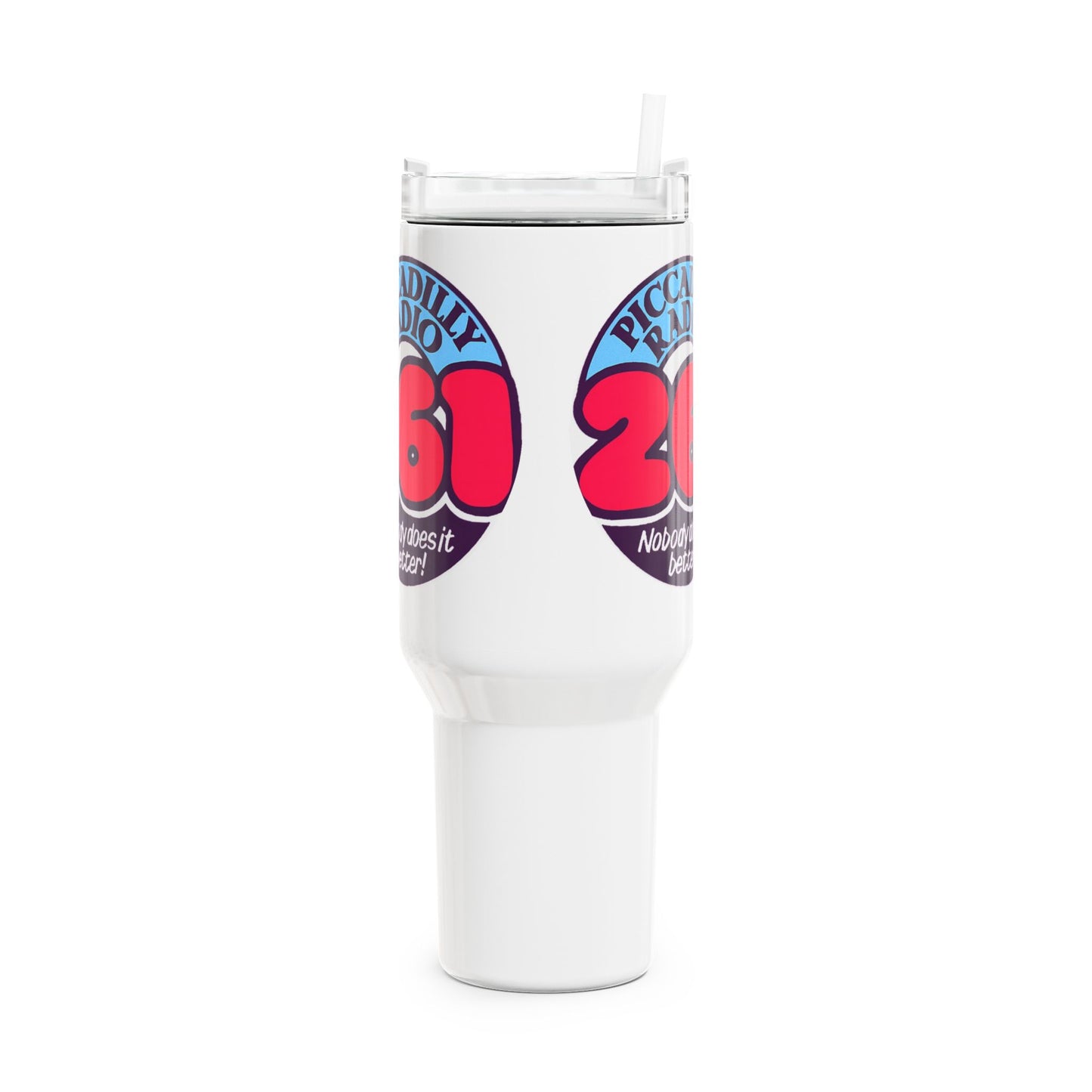Piccadilly Radio 261 40oz Tumbler — 'Nobody Does It Better' Travel Cup