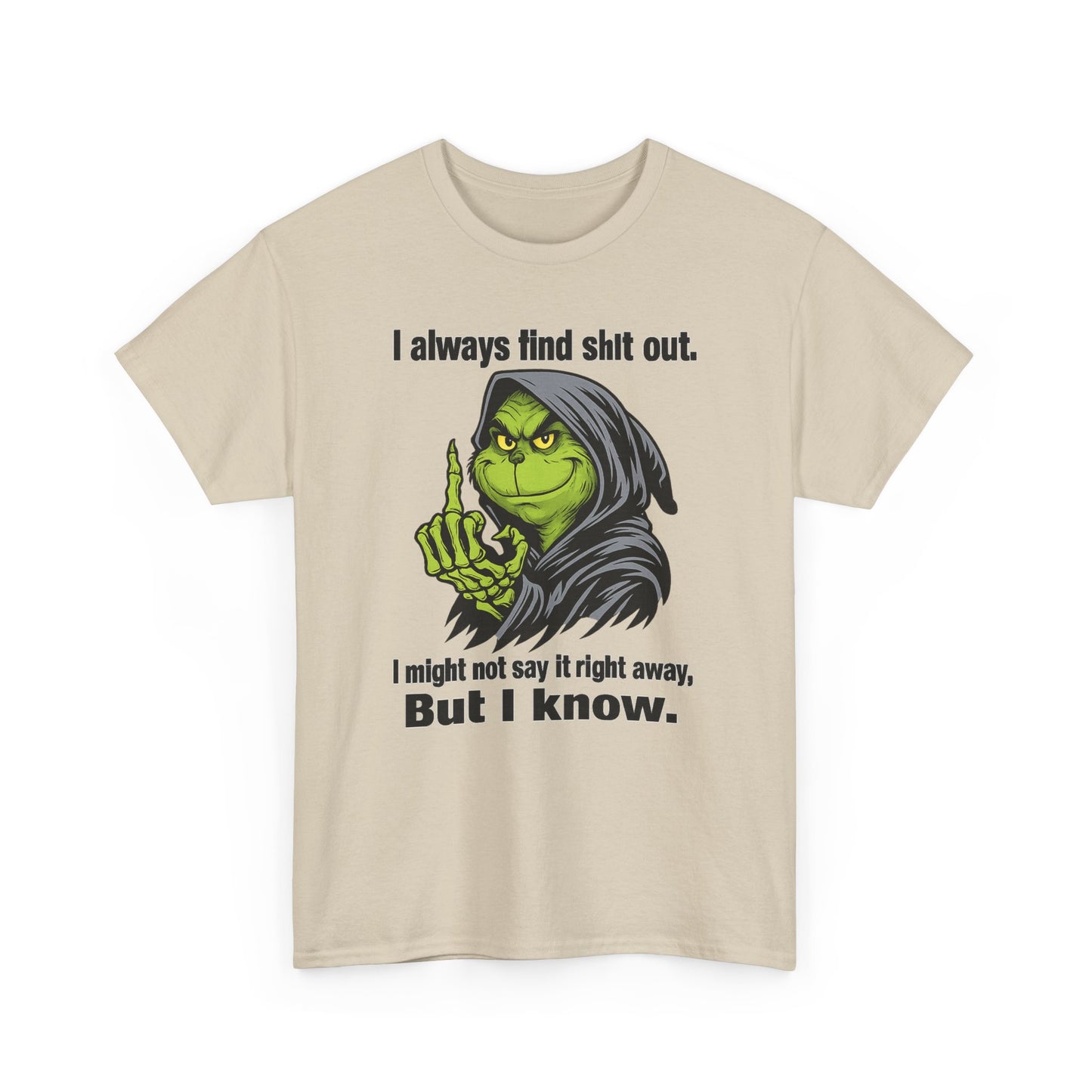 Reaper Witch Graphic Tee — "I Always Find Shit Out. I Might Not Say It Right Away, But I Know."