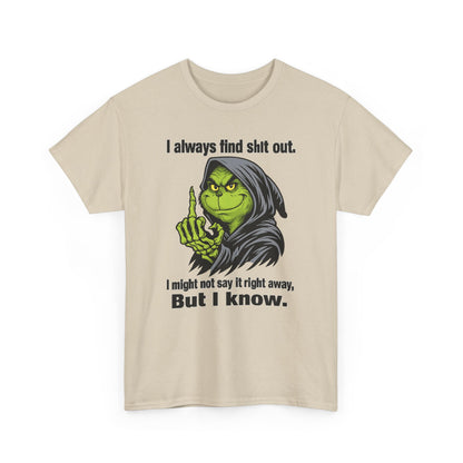 Reaper Witch Graphic Tee — "I Always Find Shit Out. I Might Not Say It Right Away, But I Know."