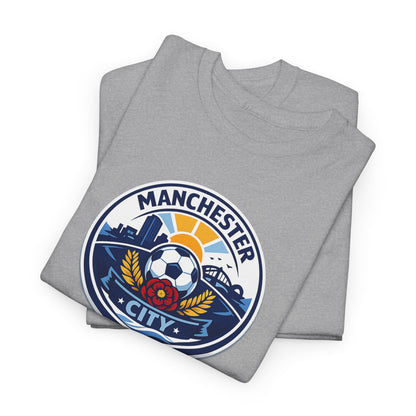 Manchester City Crest T-Shirt — Soccer Fan Tee