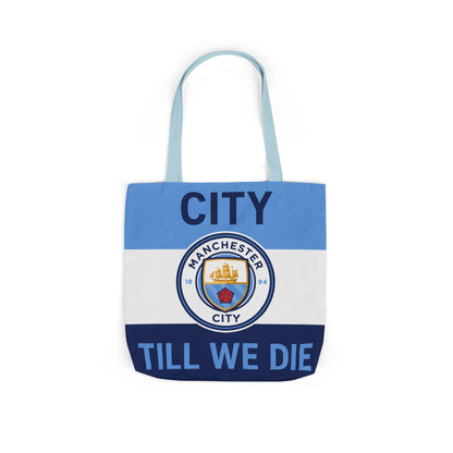 City Till We Die Unofficial Canvas Tote Bag — Manchester Football Fan Bag
