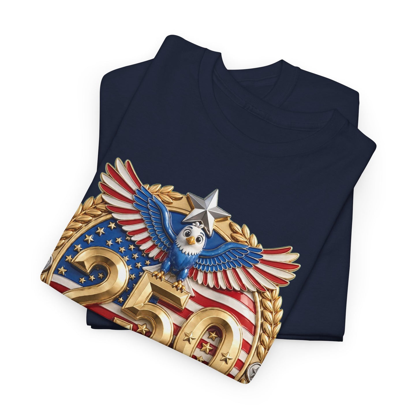 250th USA Anniversary T-Shirt – 1776–2026 Patriotic Eagle Emblem Tee