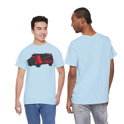 A-Team Van Graphic Tee — Retro Action TV Logo T-Shirt