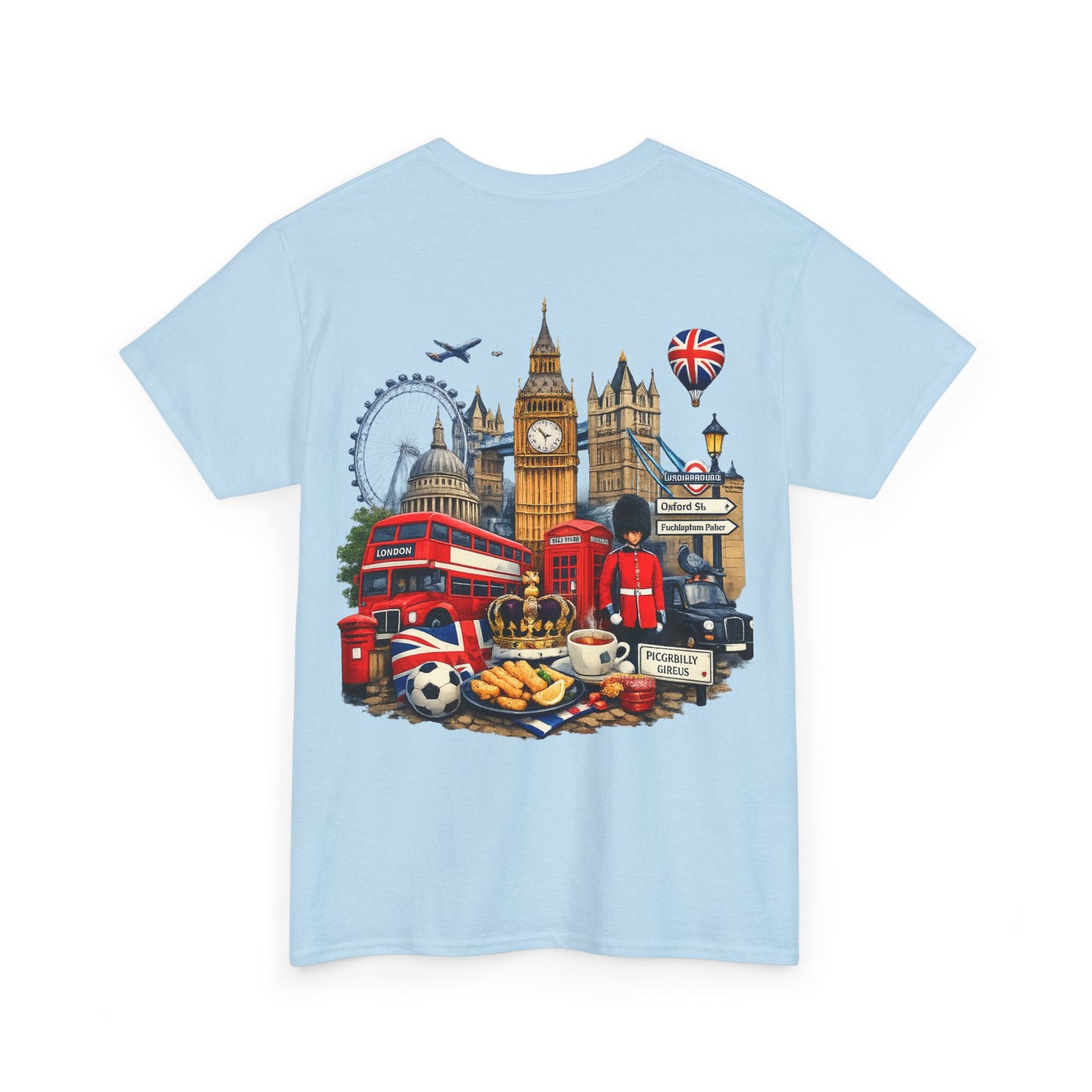 London Landmarks T‑Shirt — British Icons Collage Tee