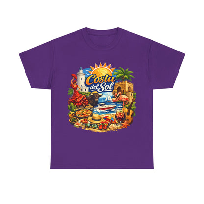 Costa del Sol Beach T-Shirt — Vintage Tropical Vacation Tee