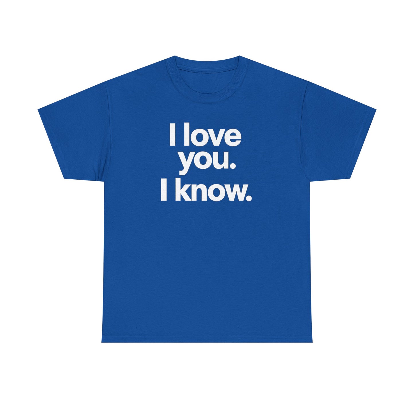 I Love You I Know Saying T‑Shirt from Star Wars